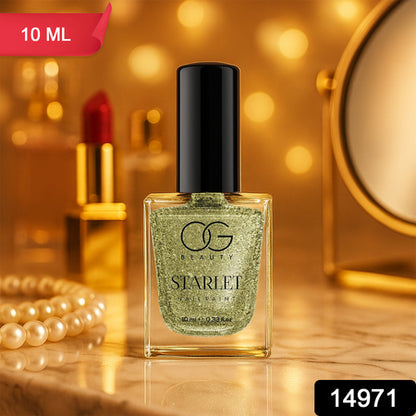 Og Beauty Sunshine Gold Starlet Glitter Nail Paint (10 Ml  1 Pc)