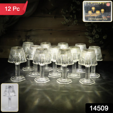 Decorative Crystal Style Led Table Lamps (12 Pc)