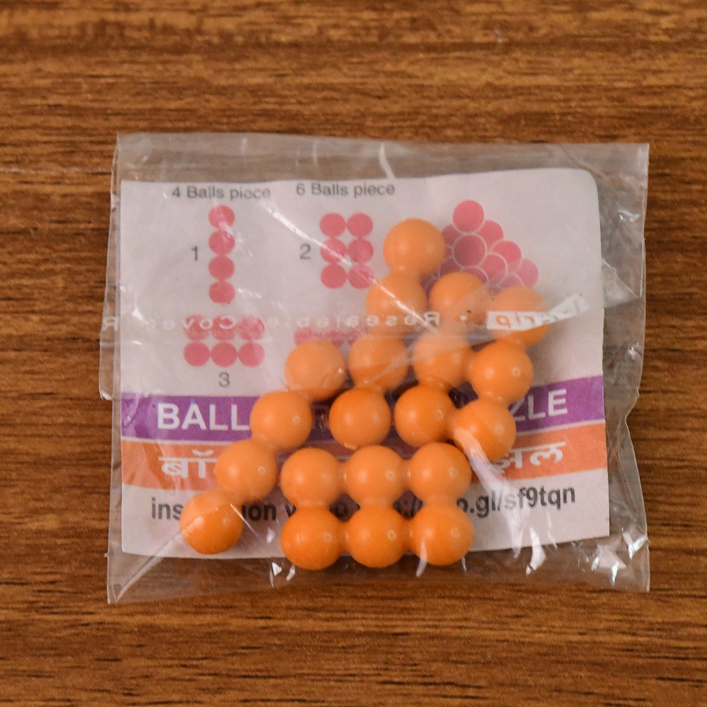 Ball Pyramid Toy  3d Puzzle Building Brain Teaser Toy