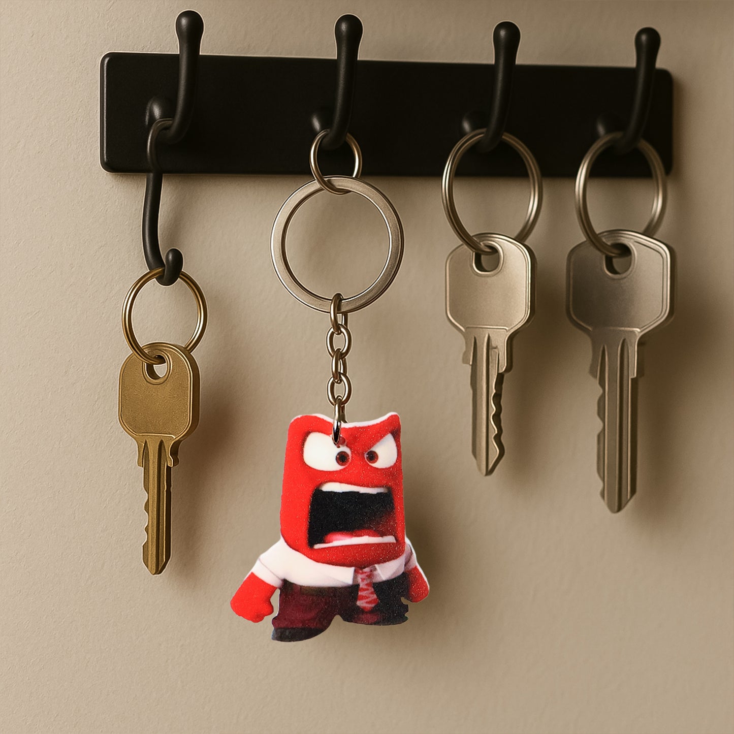 Animated Character Acrylic Keychain (1 Pc)
