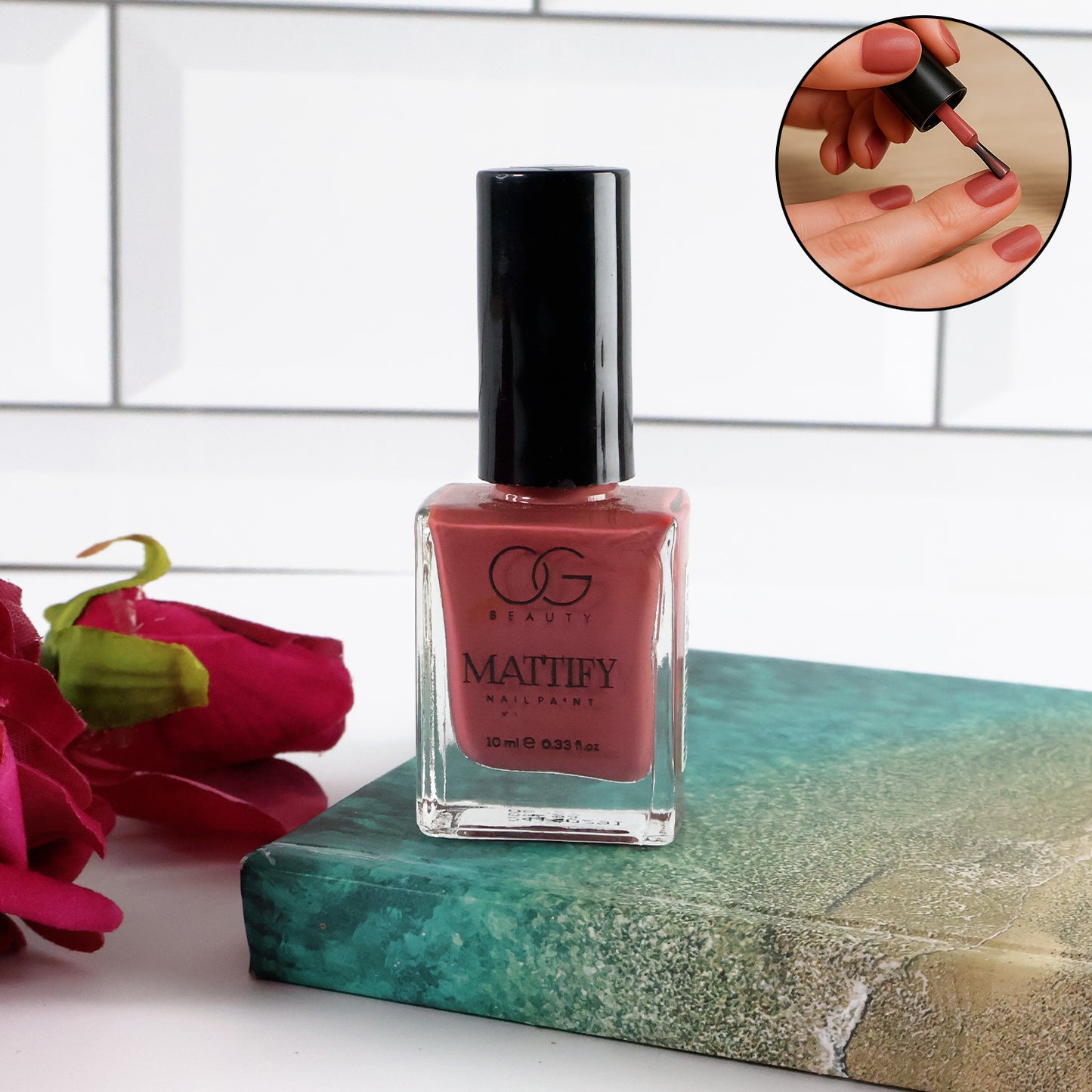 Og Beauty Perfect Pink Mattify Nail Paint (10 Ml  1 Pc)