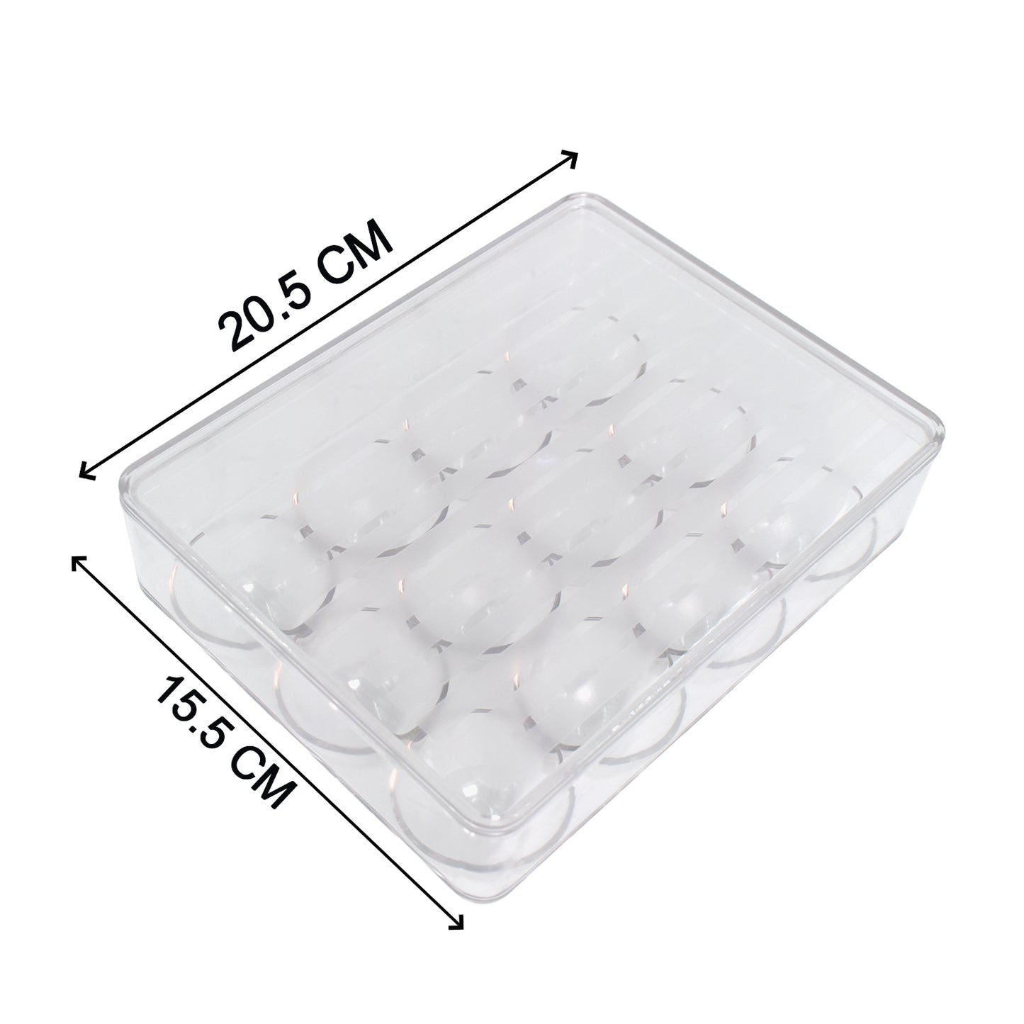 2794 12 Cavity Egg Storage Box For Holding And Placing Eggs Easily And Firmly.