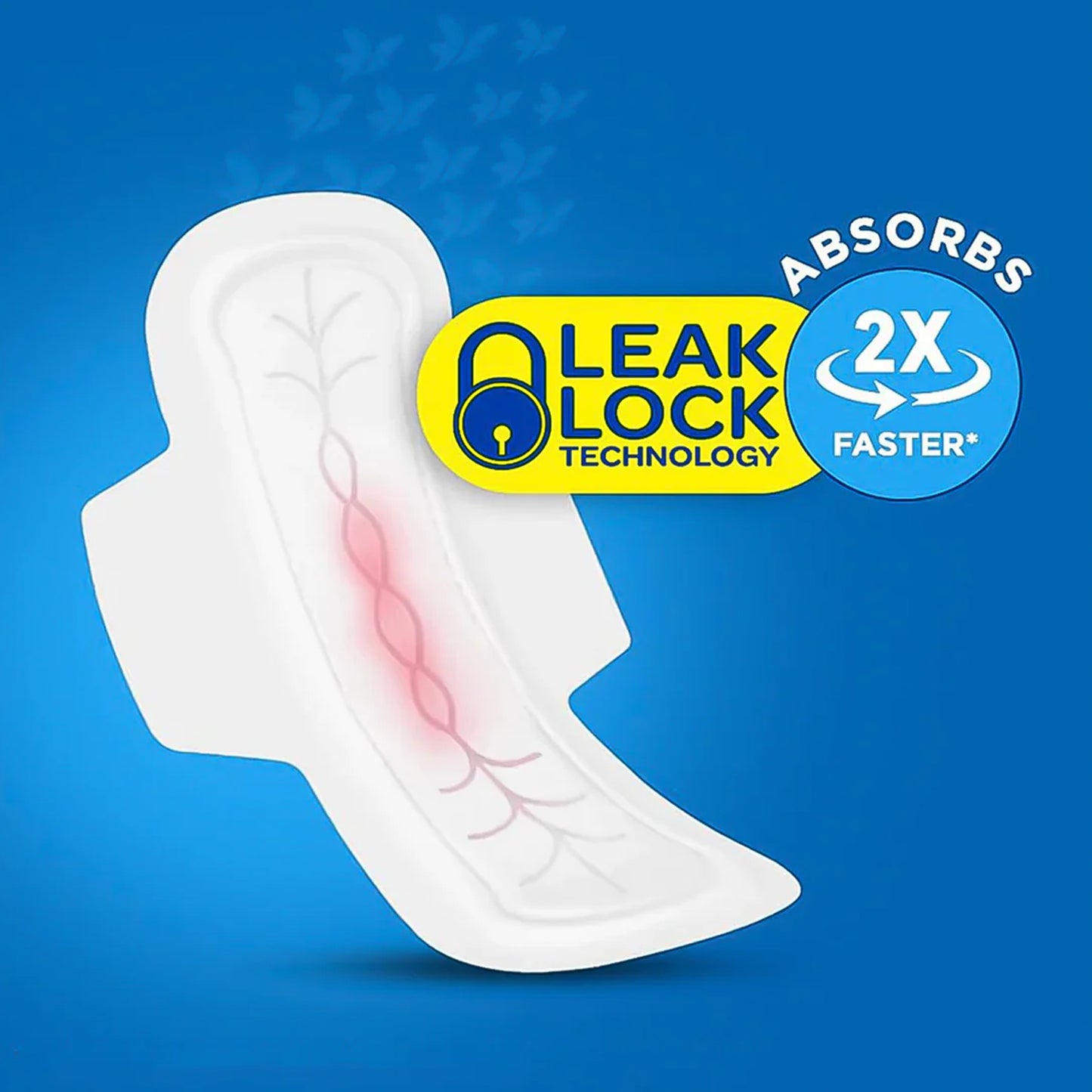 Blue Lady Extra Long Pads With Wides Wings Sanitary Pads  320 Mm 40-pack