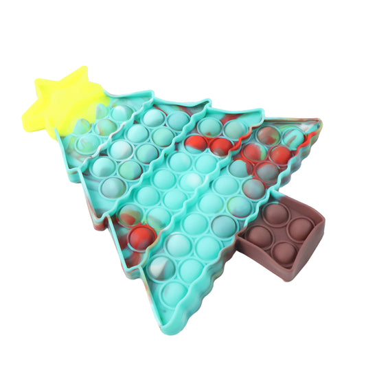 Premium Tree Shape Silicone Pop It Fidget Toy (1 Pc)