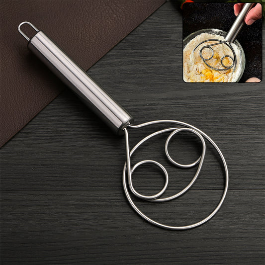 Stainless Steel Danish Dough Whisk - (1 Pc  Big)