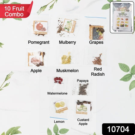 Fruit Seeds Combo Pack - (10 Pc  Set)