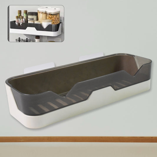 Wall Mounted Adhesive Bathroom Shower Caddy  Shelf  Plastic (1 Pc)
