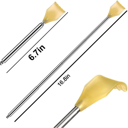 Telescopic Back Scratcher With Plastic Claw (1 Pc)
