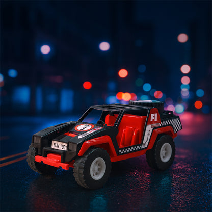 Funwoods Free-wheel Racing Jeep Toy Car - (1 Pc)