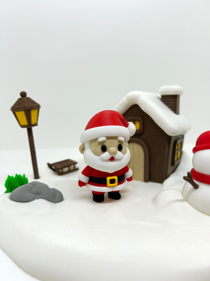 Santa’s Christmas Home – Festive Miniature Setup