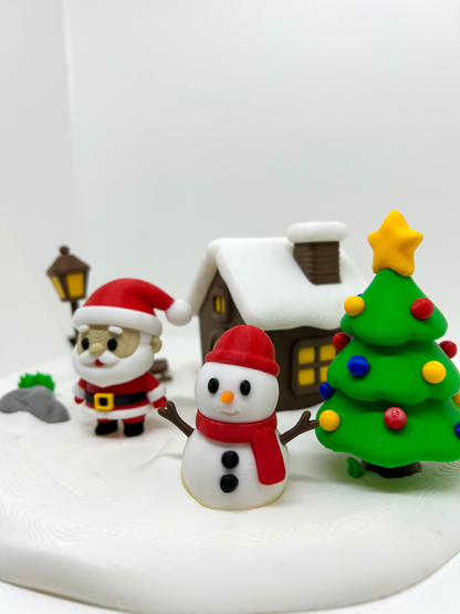 Santa’s Christmas Home – Festive Miniature Setup