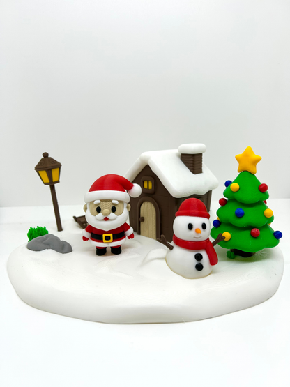 Santa’s Christmas Home – Festive Miniature Setup