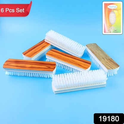 Veepee 6-piece Washing And Cleaning Scrub Brush Set  (Multi-color Bristles)