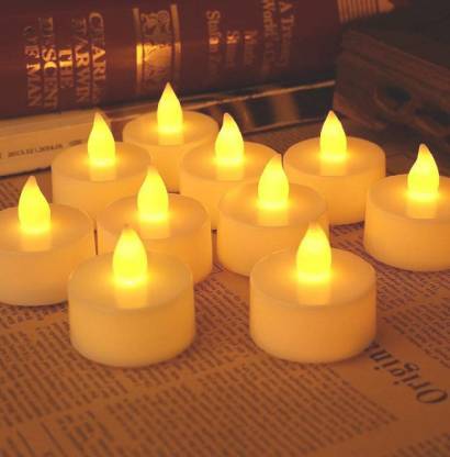 1222  Festival Decorative - Led Tealight Candles (White 24 Pcs)