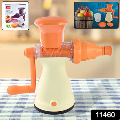 Apex Manual Carrot And Fruit Juicer  Heavy-duty (1 Pc With Glass)