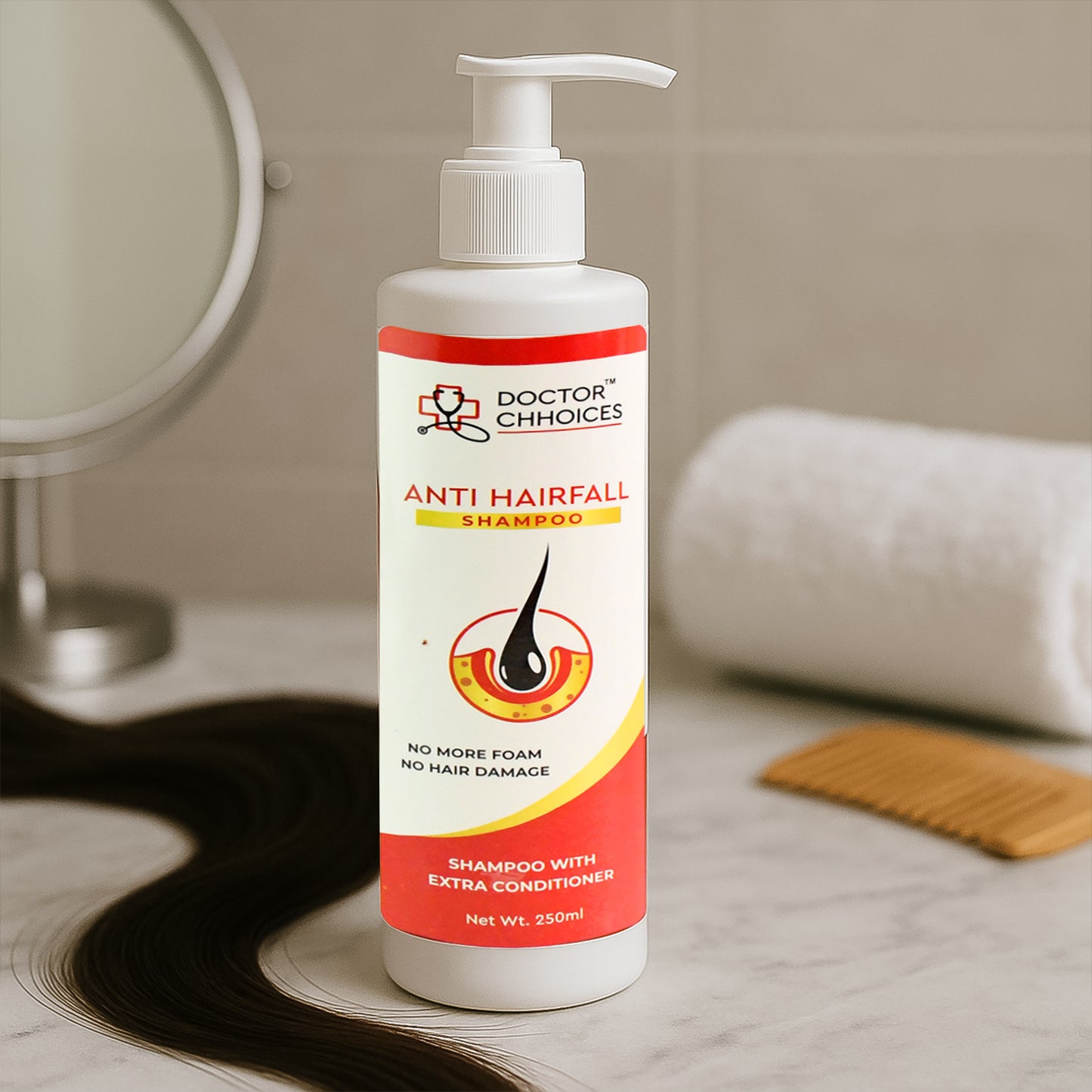 Doctor Choices Advanced Anti Hairfall Shampoo With Extra Conditioner  250ml (1 Pc)