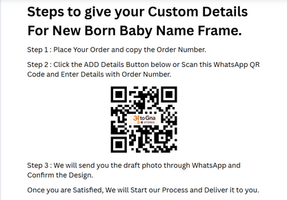 Welcome to World – Personalized Newborn Memory Frame