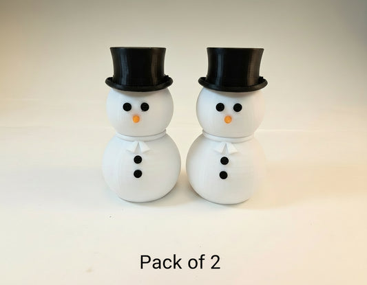 Snowman Toothpick Dispenser – Christmas Special Edition! (Pack of 2)