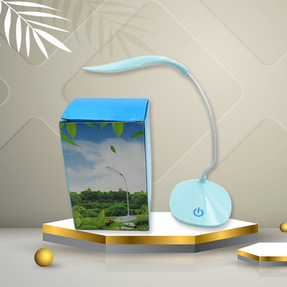 7334 Study Lamp Rechargeable Led Touch On Off Switch Student Study Reading Dimmer Led Table Lamps White Desk Light Lamp