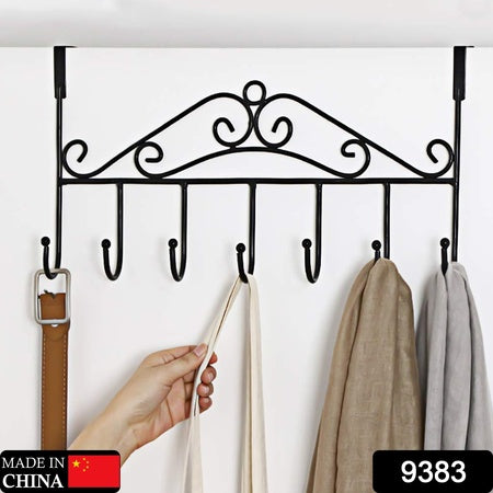 Over The Door Hanger Rack 7 Hooks Decorative Ognazier Hook Rack Stylish Door Hanger Door Hook Hangers With 7 Hooksmetal Hanging Rack For Home Office Use