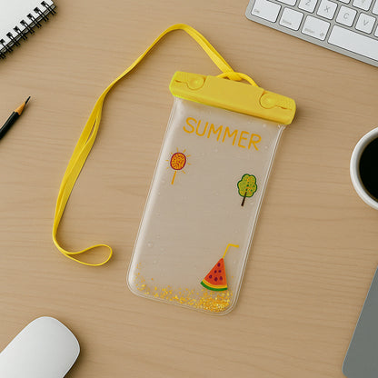 6388a Mix Color Dust Proof Rain Pouch Waterproof Plastic Mobile Cover With Belt Waterproof Phone Pouch Large Phone Waterproof Case Underwater Dry Bag For All Android And Iphone Models