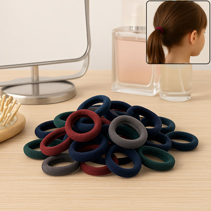 Small Hairbands Bands For Hair Rubber Bands (Pack Of 50  Multicolour)