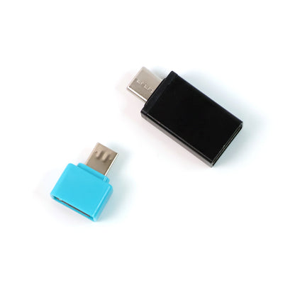 Usb Micro  Type-c  To Usb-a Otg Adapter - (2 Pc  Set)