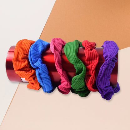 Set Of 12 Premium Elastic Hair Band Stylish Hair Accessories