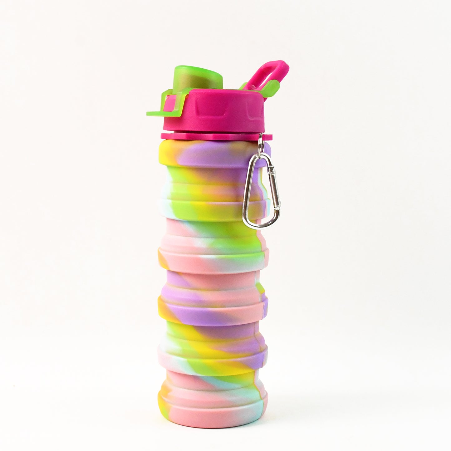 Colorful Collapsible Silicone Water Bottle (1 Pc)