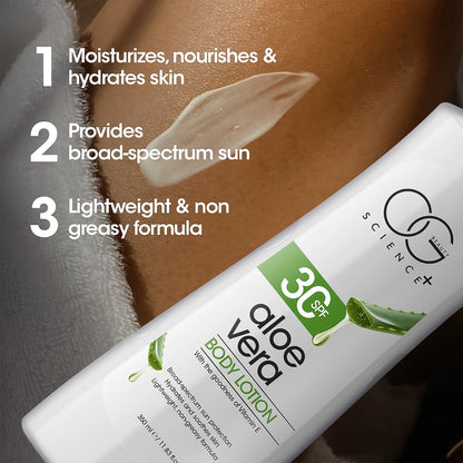 Og Beauty Science Aloe Vera Body Lotion (350ml  1 Pc)