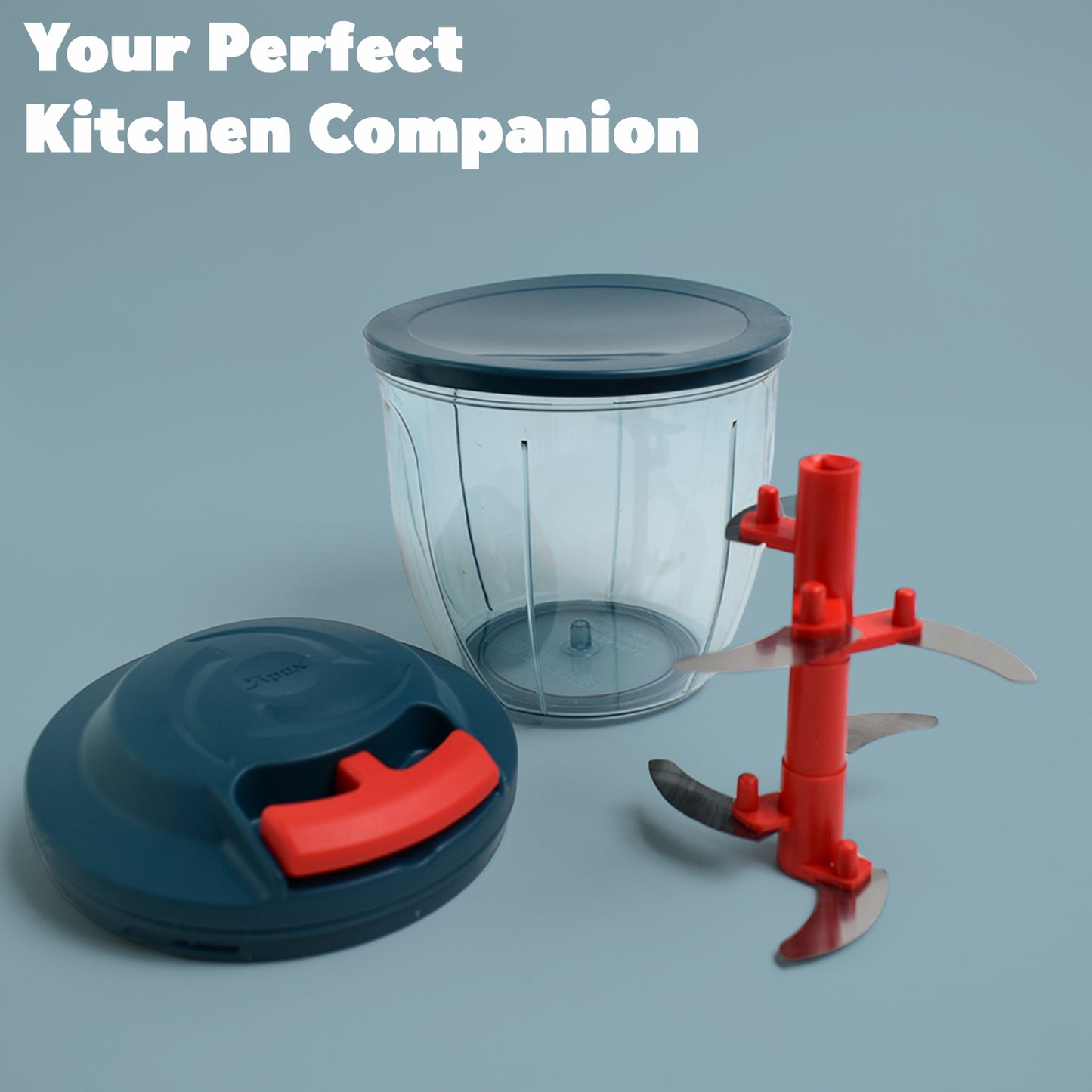 Apex Speed-x Hand-powered Vegetable Chopper (1000 Ml)