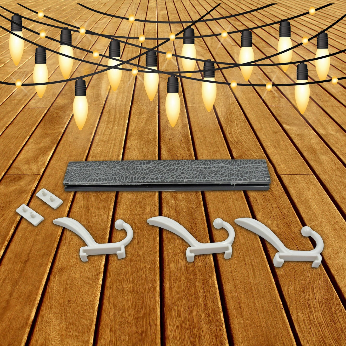 7571 Cloth Hanger Wall Door Hooks Rail For Hanging Clothes For Hanging Hook Rack Rail Extra Long Coat Hanger Wall Mount For Clothes Jacket Hats 6 Hook