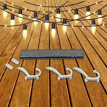 7571 Cloth Hanger Wall Door Hooks Rail For Hanging Clothes For Hanging Hook Rack Rail Extra Long Coat Hanger Wall Mount For Clothes Jacket Hats 6 Hook