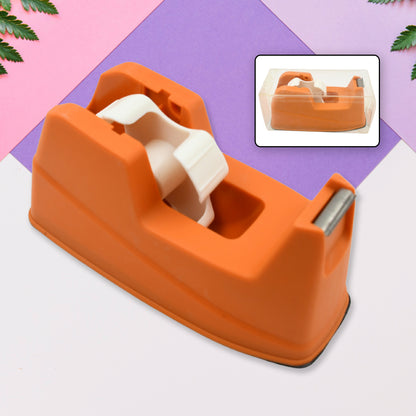 9508 Plastic Tape Dispenser Cutter For Home Office Use Tape Dispenser For Stationary Tape Cutter Packaging Tape (1 Pc  605 Gm)