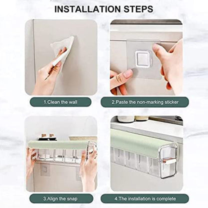 7877 Quirk Drawer Underwear Organizer Divider Wall Mount 5 Cell Drawer Storage Boxes And Acrylic Organizers For Lingerie Socks Ties Data Cable Spices Organization And Storage.