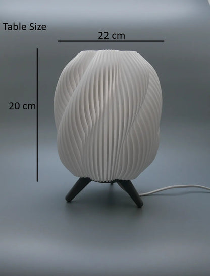 LumoGlow Swirl Table Lamp