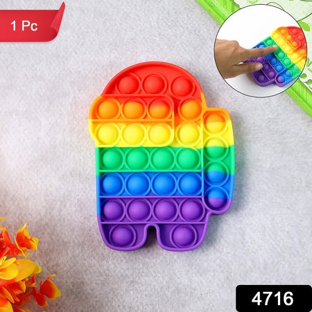 Premium Astronaut Silicone Pop It Fidget Toy (1 Pc)