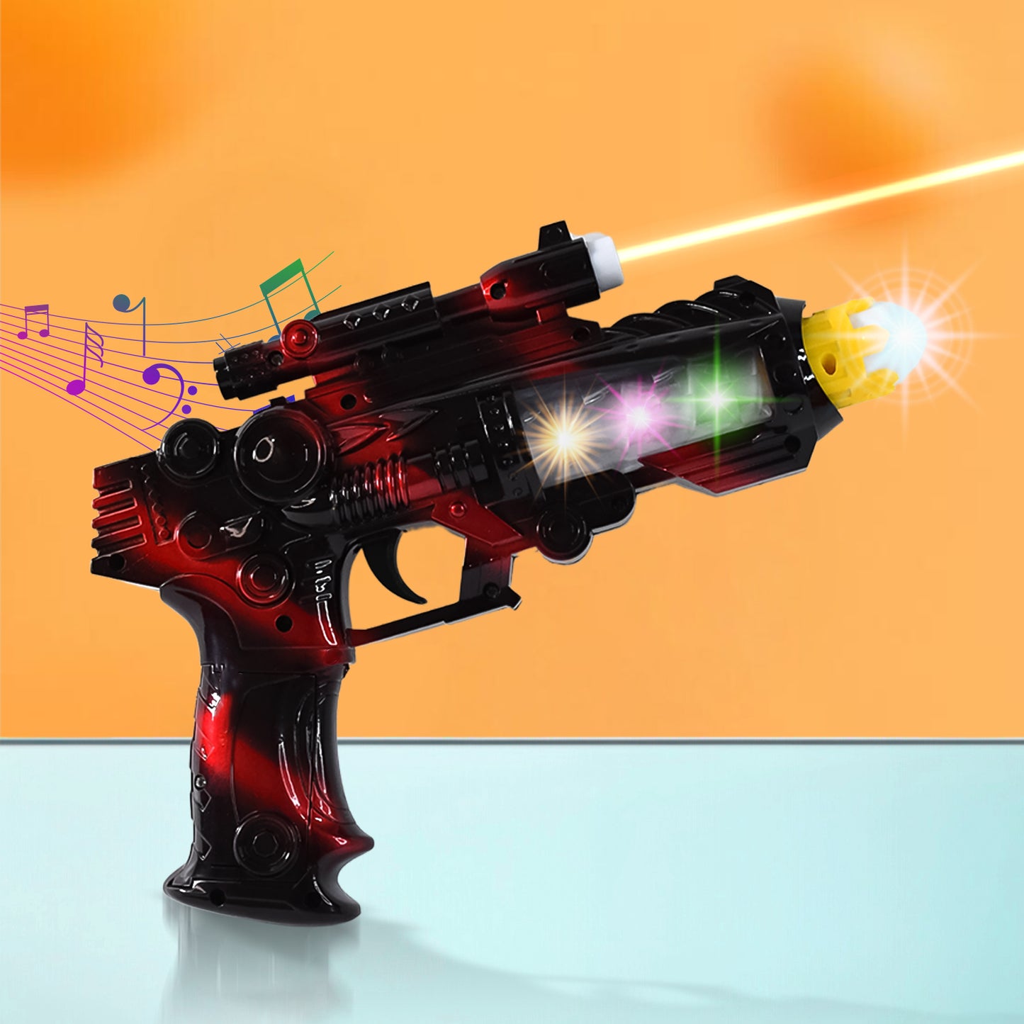 Ttg Led Flashing Sound Laser Toy Gun  Battery Operated Space Gun With Lights  Music