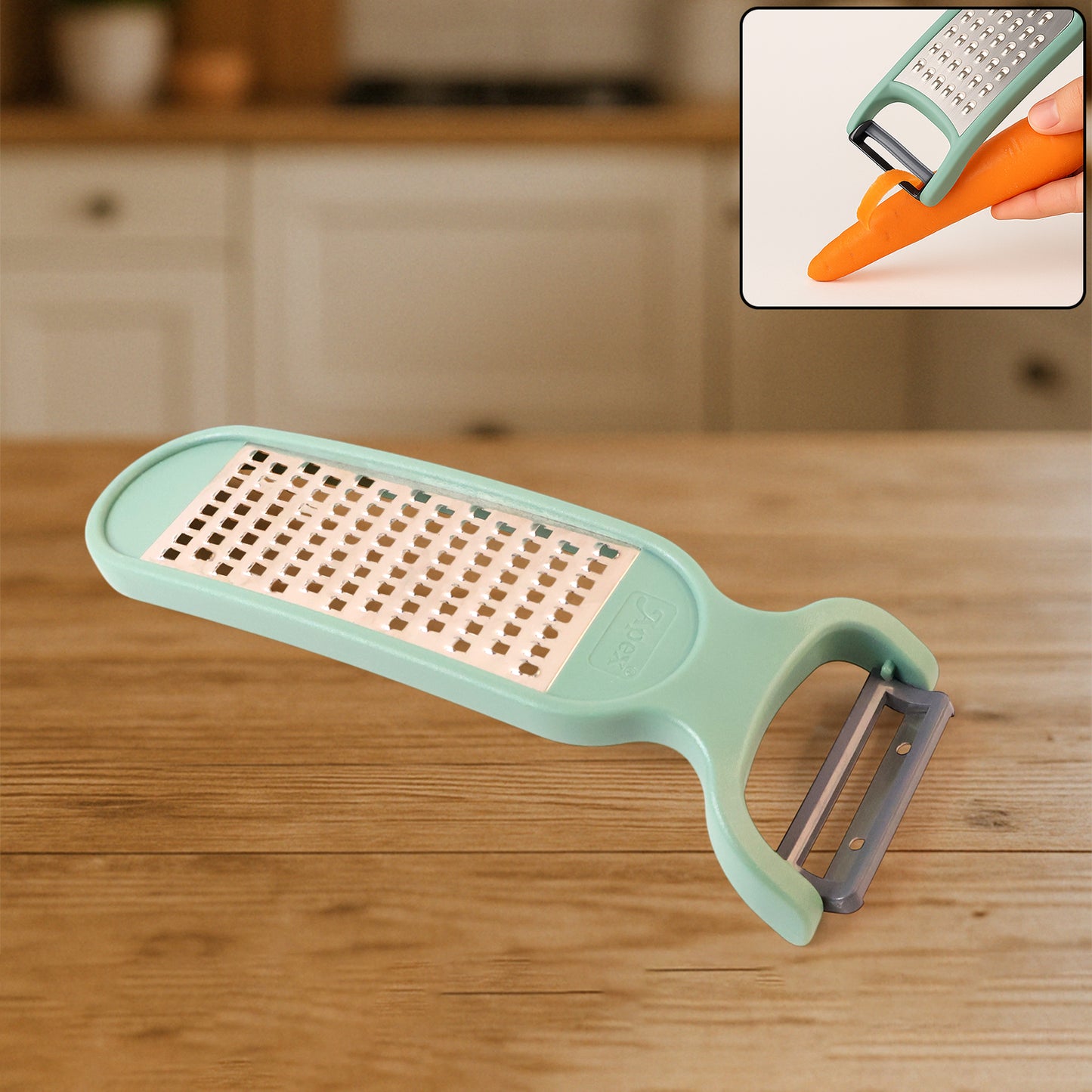 Apex 2-in-1 Vegetable Grater  Peeler Combo Tool