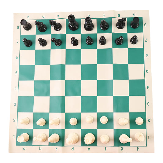 Small Premium Portable Chess Set Plastic Chess Pieces (1 Set)