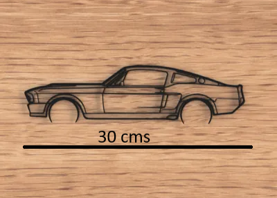 “RetroDrive” – Classic Mustang Wall Art