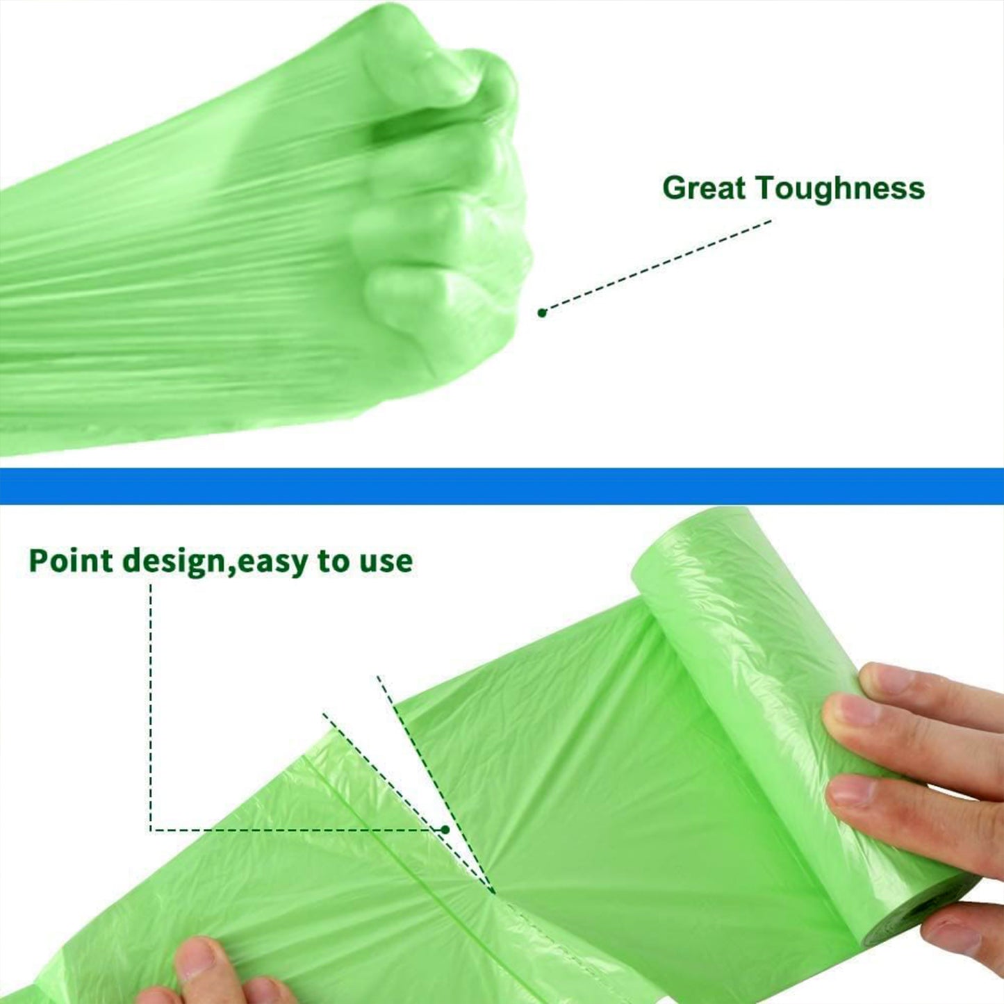 Multipurpose Strong Garbage Bags Roll (45x50cm  5 Pc)