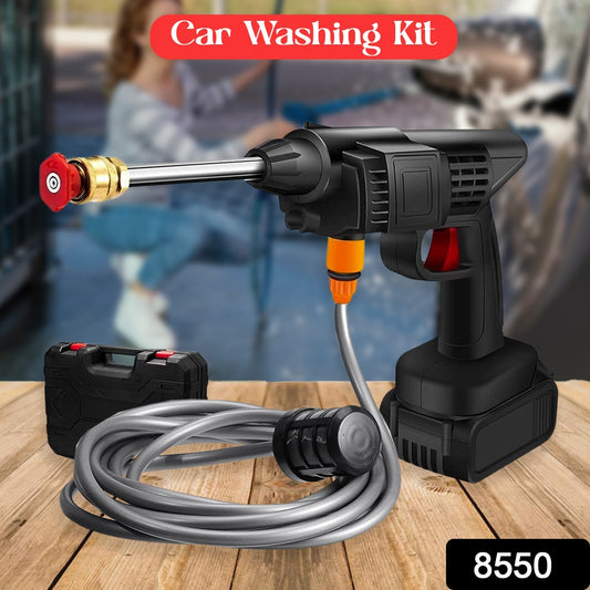8550 48v Car Washing Kit Portable Pressure Washer With Rechargeable  Cordless Pressure Washer Gun  Handheld Pressure Washer For Car  Car Washer Gun (Type 1- Single Battery)