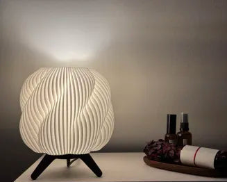 LumoGlow Swirl Table Lamp