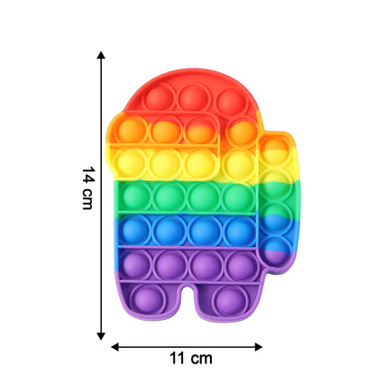 Premium Astronaut Silicone Pop It Fidget Toy (1 Pc)