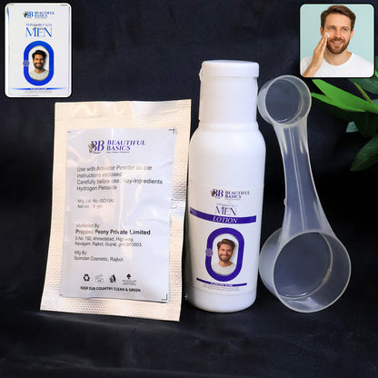Beautiful Basics Mens Simple Bleach Cream Kit (1 Set)