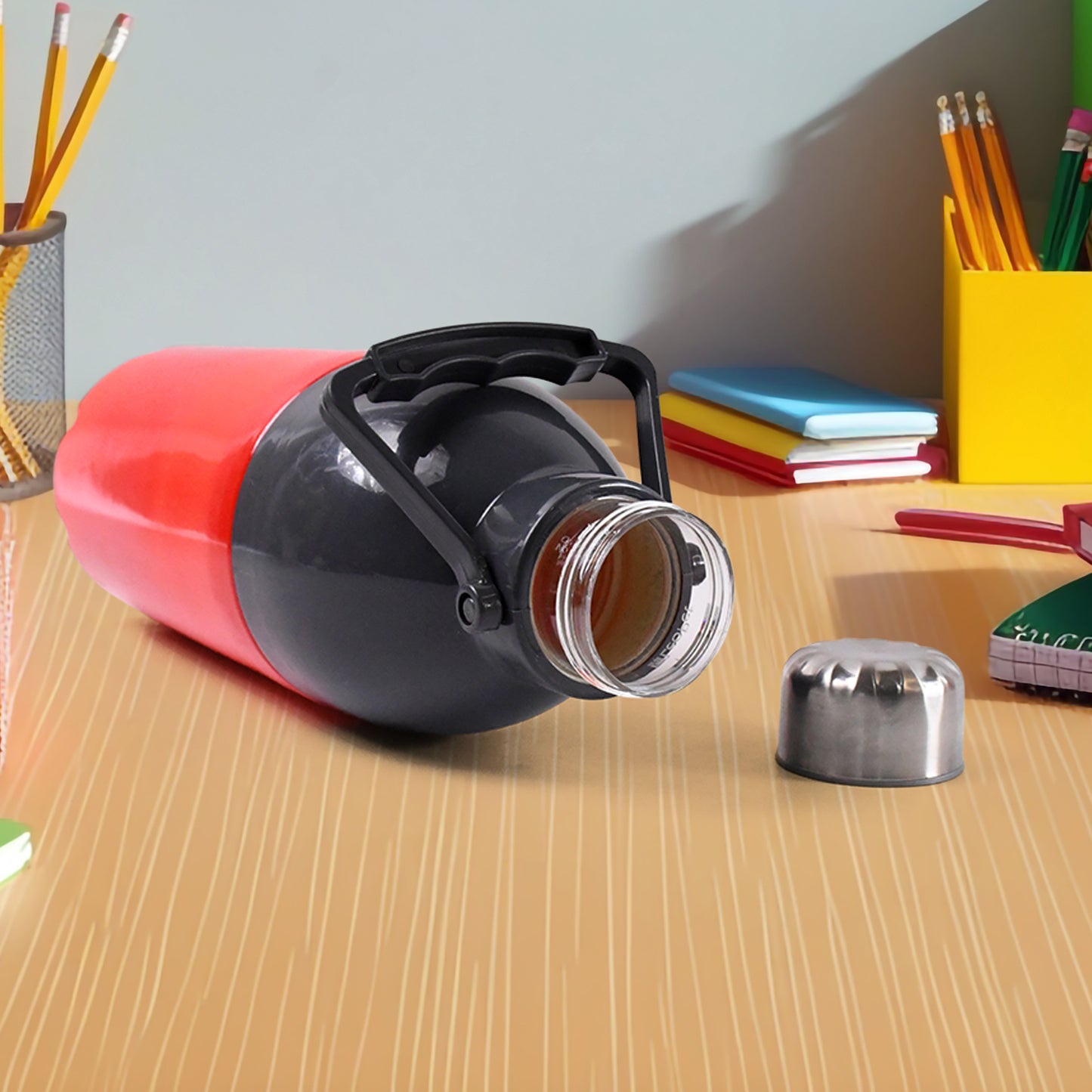 Plastic Sports Bottle Insulated Leakproof Bpa-free (1400ml  Mix Colour)