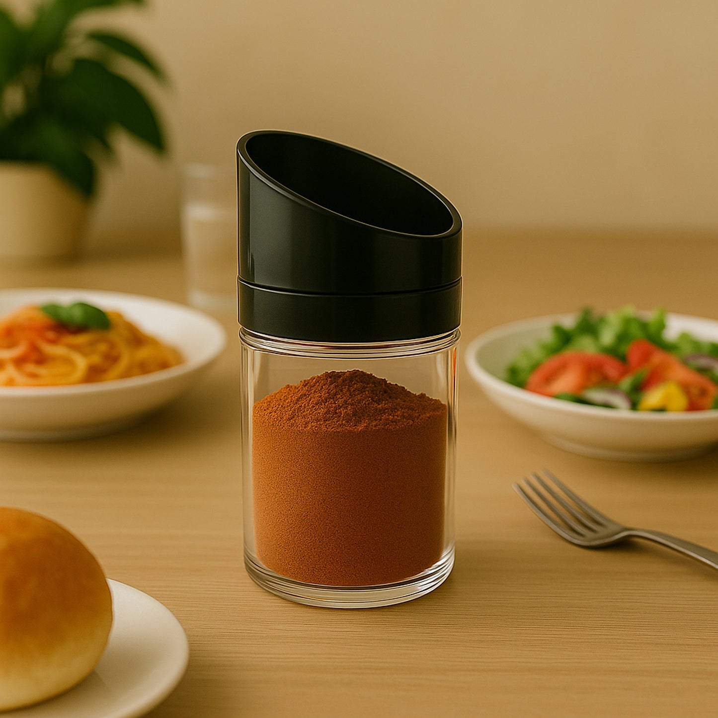 Apex Slant-lid Kitchen Storage Jar Set (2 Pc)