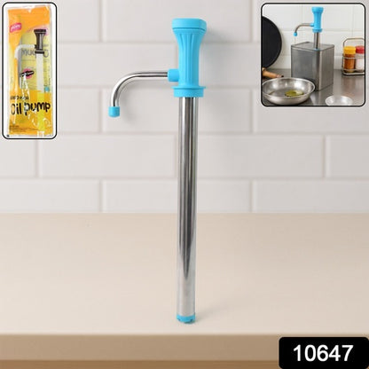 Supermom Manual Stainless Steel Oil Pump Dispenser (1 Pc)