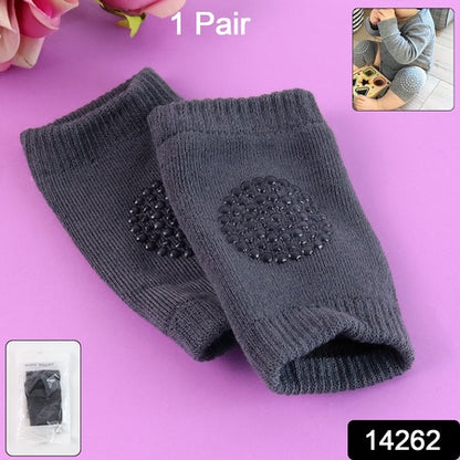 Dark Grey Toddler Wool Knit Leg Warmer (Knee Guard)